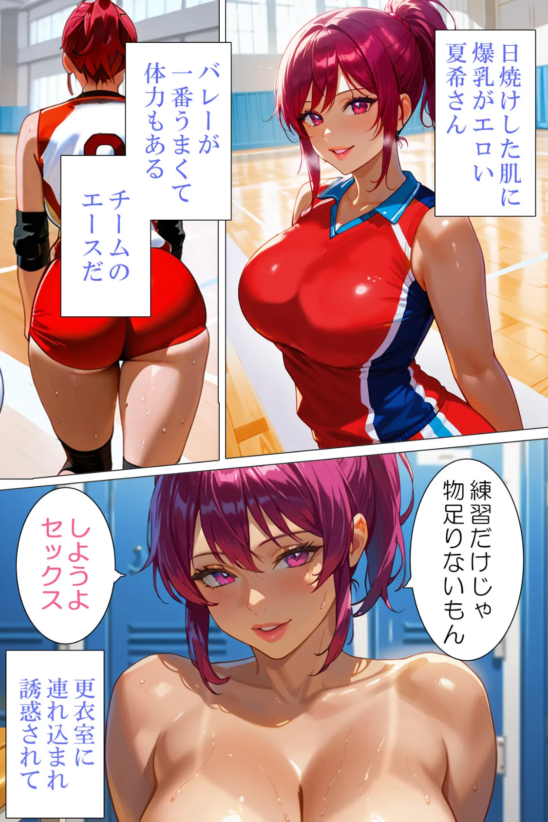 ハメまくりママさんバレー2 夏希さん編 6ページ