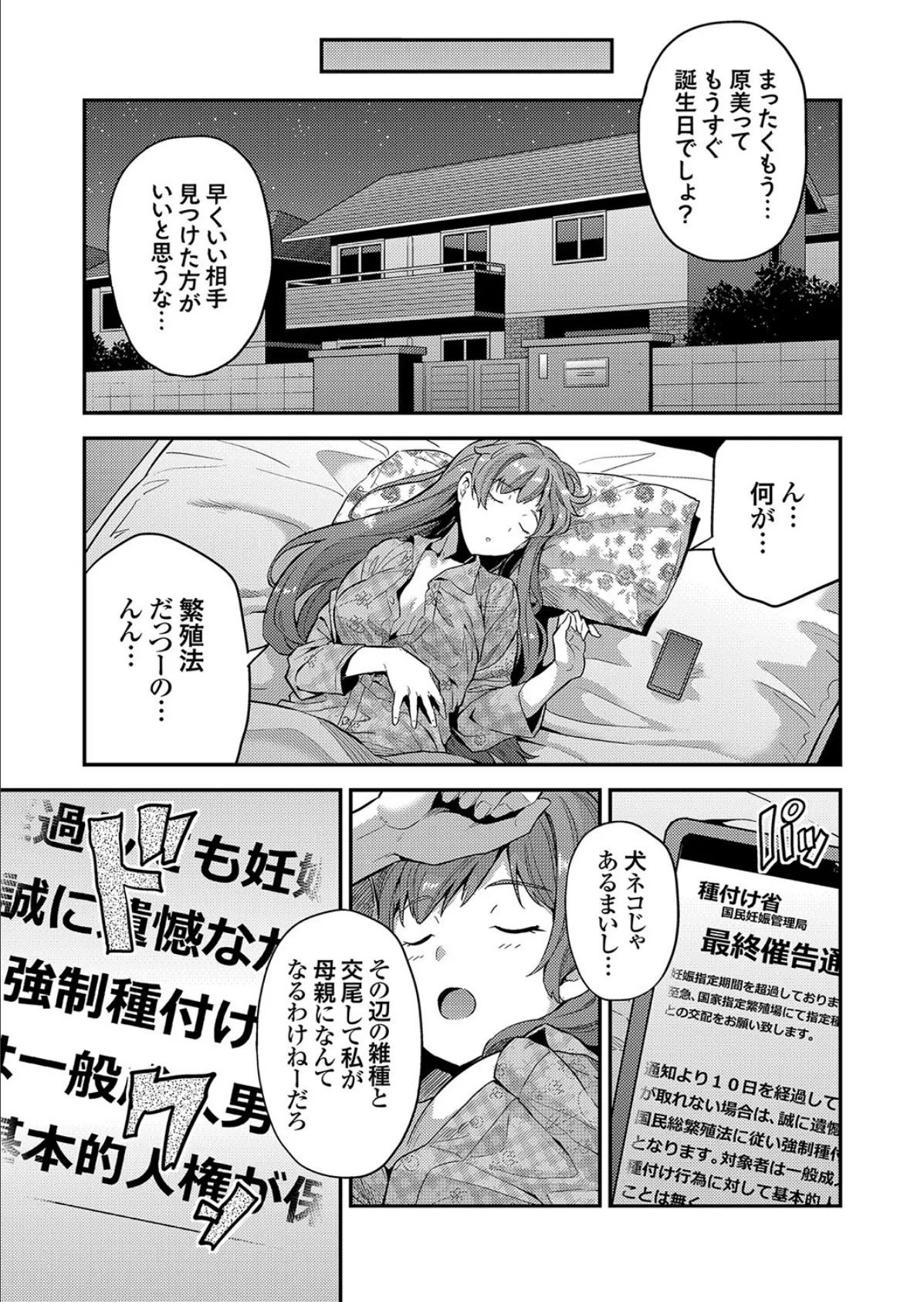 妊婦は義務! 国民総繁殖法 7ページ